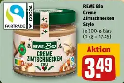 REWE REWE Bio Creme Zimtschnecken Style Angebot
