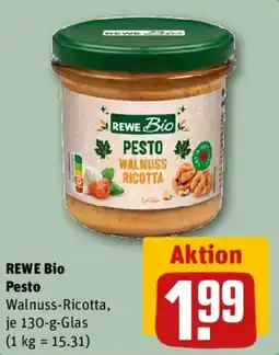 REWE REWE Bio Pesto Walnuss-Ricotta Angebot
