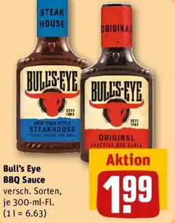 REWE Bull's Eye BBQ Sauce Angebot