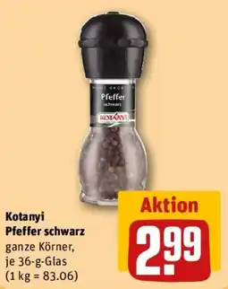 REWE Kotanyi Pfeffer schwarz Angebot