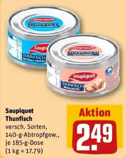 REWE Saupiquet Thunfisch Angebot
