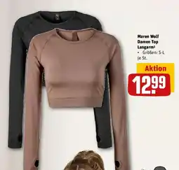 REWE Maren Wolf Damen Top Langarm³ Angebot