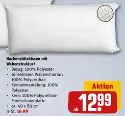 REWE Nackenstützkissen mit Wabenstruktur Angebot