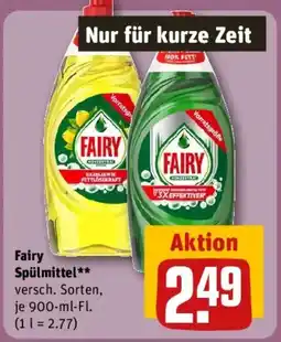 REWE Fairy Spülmittel Angebot