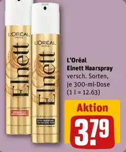 REWE L'Oréal Elnett Haarspray Angebot