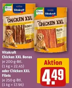 REWE Vitakraft Chicken XXL oder Chicken XXL Filets Angebot