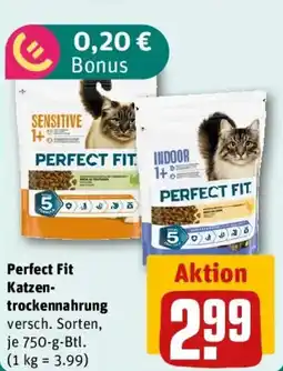 REWE Perfect Fit Katzentrockennahrung Angebot