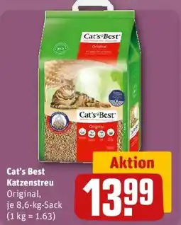 REWE Cat's Best Katzenstreu Original Angebot
