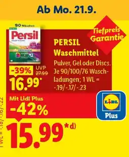Lidl Persil Waschmittel Angebot