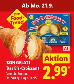 Lidl BON GELATI Das Eis-Croissant Angebot