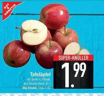 Marktkauf Gut & Günstig Tafeläpfel 2kg Beutel Angebot