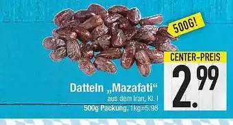 Marktkauf Datteln „Mazafati” 500g Angebot