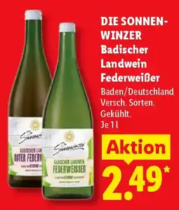 Lidl Die Sonnenwinzer Badischer Landwein Federweißer Angebot