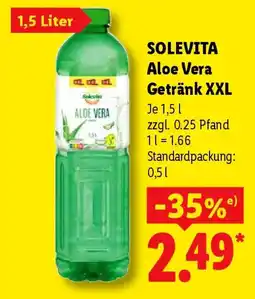 Lidl SOLEVITA Aloe Vera Getränk XXL Angebot