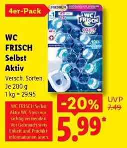 Lidl WC FRISCH Selbst Aktiv Angebot