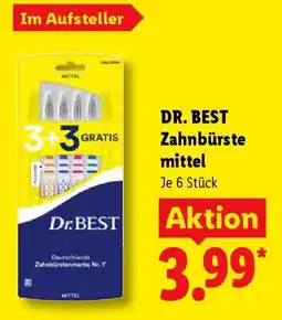 Lidl Dr. BEST Zahnbrüste mittel Angebot