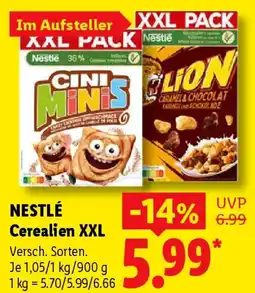 Lidl Nestlé Cerealien XXL Angebot