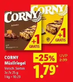 Lidl Corny Müsliriegel Angebot