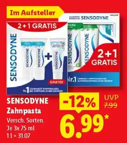 Lidl SENSODYNE Zahn pasta Angebot