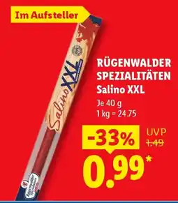 Lidl RÜGENWALDER SPEZIALITÄTEN Salino XXL Angebot