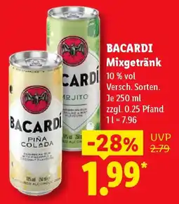 Lidl BACARDI Mixgetränk Angebot