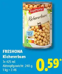 Lidl Freshona Kichererbsen Angebot