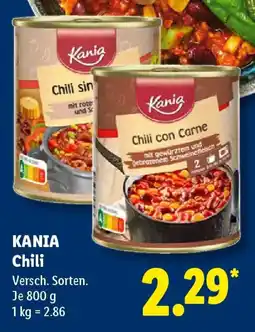 Lidl Kania Chili Angebot