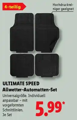 Lidl ULTIMATE SPEED Allwetter-Automatten-Set Angebot