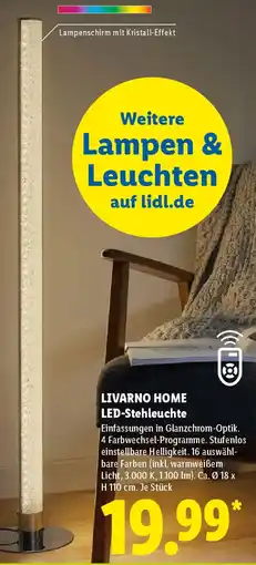 Lidl LIVARNO HOME LED-Stehleuchte Angebot