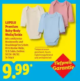 Lidl LUPILU Premium Baby-Body Wolle/Seide Angebot
