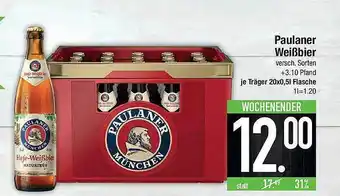 Marktkauf Paulaner Weißbier 20x0,5L Angebot