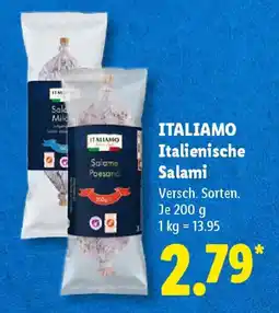 Lidl ITALIAMO Italienische Salami Angebot