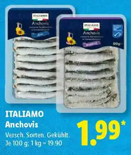Lidl ITALIAMO Anchovis Angebot