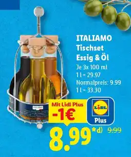 Lidl ITALIAMO Tischset Essig & Öl Angebot