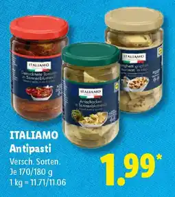 Lidl ITALIAMO Antipasti Angebot
