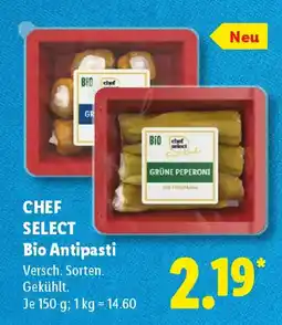 Lidl CHEF SELECT Bio Antipasti Angebot