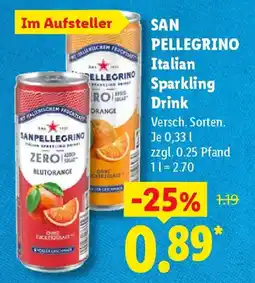 Lidl SAN PELLEGRINO Italian Sparkling Drink Angebot