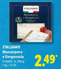 Lidl ITALIAMO Mascarpone e Gorgonzola Angebot