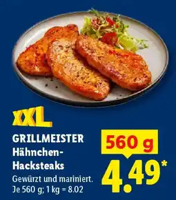 Lidl GRILLMEISTER Hähnchen-Hacksteaks Angebot
