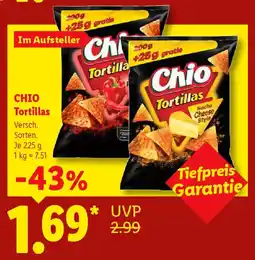 Lidl CHIO Tortillas Angebot
