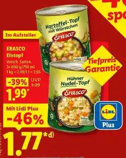 Lidl ERASCO Eintopf Angebot