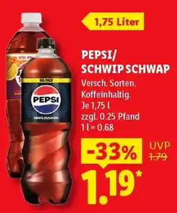 Lidl PEPSI/SCHWIP SCHWAP Angebot