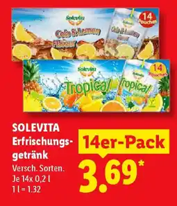 Lidl Solevita Erfrischungsgetränk Angebot