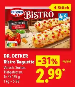 Lidl DR. OETKER Bistro Baguette Angebot