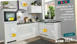 Zurbrüggen Jazz Küchenblock Nr. 3 mit Eckunterschrankerweiterung Angebot