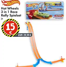 TEDi Hot Wheels 3 in 1 Race Rally Spielset Angebot