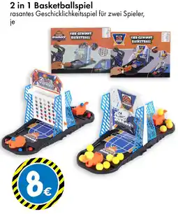 TEDi 2 in 1 Basketballspiel Angebot