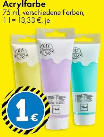 TEDi Acrylfarbe Angebot