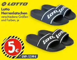 TEDi Lotto Herrenlatschen Angebot