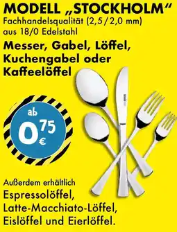 TEDi Messer, Gabel, Löffel, Kuchengabel oder Kaffeelöffel Angebot